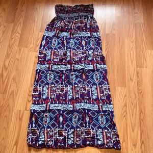 Printed maxi dress